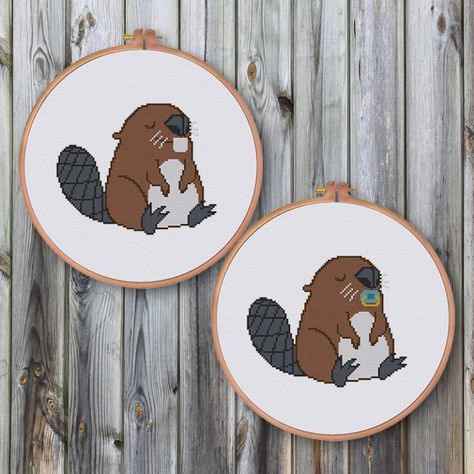 geometric cross stitch, geometric cat cross stitch, cat cross stitch, Disney cross stitch, simple cross stitch patterns Baby Beaver, Everything Cross Stitch, Funny Cross Stitch, Nursery Cross Stitch, Funny Cross Stitch Patterns, Cat Cross Stitch Pattern, Animal Cross Stitch Patterns, Baby Cross, Cat Cross Stitch