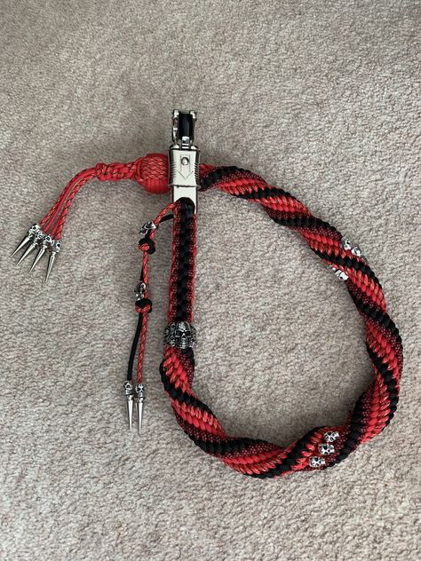 Paracord Get Back Whip, Get Back Whip, A Sheep, Whips, Intricate Design, Quick Release, Get Back, Paracord, Hand Woven