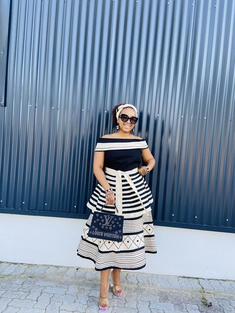 Xhosa Dresses Fashion Styles, Xhosa Outfits Traditional Dresses, Xhosa Dresses Traditional, Isixhosa Traditional Dresses, Traditional Xhosa Wedding Attire, Blue Shweshwe Dresses, Modern Xhosa Attire For Ladies, Sotho Traditional Wedding Dresses, Xhosa Attire Traditional Dresses