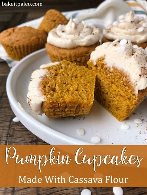 Pumpkin Cassava Muffins, Cassava Pumpkin Muffins, Grain Free Pumpkin Recipes, Cassava Pumpkin Bread, Cassava Flour Pumpkin Bread, Cassava Flour Scones, Cassava Flour Recipes Desserts, Aip Pumpkin Recipes, Cassava Pumpkin