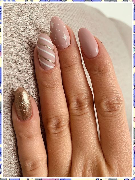 Winter Nails Acrylic - HurryDon't miss out these awesome products. New Years Nail Designs, New Years Eve Nails, December Nails, Winter Nails Acrylic, Christmas Gel Nails, Festival Nails, Oval Nails, New Year's Nails, Xmas Nails