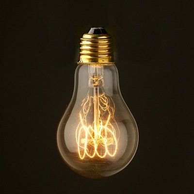 Small-round-E27-Edison-vintage-bulb Edison Bulb Lamp, Filament Bulb Lighting, Pipe Lighting, Vintage Edison Bulbs, Edison Lighting, Vintage Bulb, Filament Bulb, Incandescent Lighting, Led Spotlight