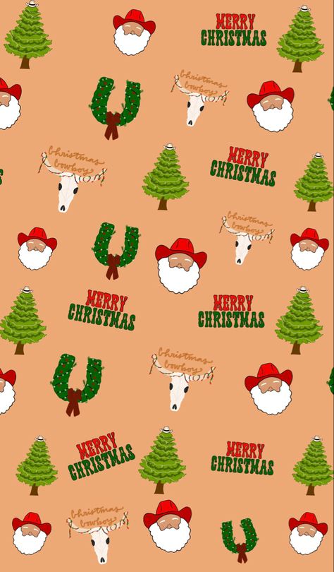 Cowboy Christmas Wallpaper Iphone, Christmas Country Wallpaper, Western Christmas Wallpaper Iphone, Christmas Wallpaper Western, Western Thanksgiving Wallpaper, Christmas Western Wallpaper, Cowboy Christmas Wallpaper, Western Christmas Background, Western Halloween Wallpaper