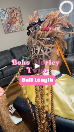 2.9K views · 471 reactions | Are these BOHO MARLEY TWIST giving spring break vacation vibes? 
 
Get them styled over locs or on loose hair 

Butt length 

✨ Hair is included with price. 

Products used: LOC GEL by @definedlocs (link in bio to purchase)

#definedlocs #locs #locstyles #stylesoverlocs #marleytwist #bohotwist #bohotwists #marleytwistatl #cubantwist #coloredlocs #vacationhair #springbreak #beachhair #braids #protectivehairstyle #womenlocstyles #locstylesforwomen #loctician #atllocstylist #atlloctician #conyershair #conyershairstylist #lithoniahairstylist #hairnbeautydirectory #summerhair #explorepage #exploremore #explorepage✨ | DefinedLocs - GA | DJ Davion · Trance x I Know (Remix) Marley Twist On Locs, Boho Twists Over Locs, Boho Braids Over Locs, Island Twist Over Locs, Cuban Twist Over Locs, Loc Braids For Black Women, Twist Over Locs Protective Styles, Braided Locs Styles For Women, Vacation Loc Styles