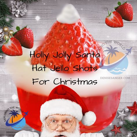 Did you grab this one Friday? These jello shots are ADORABLE: https://denisesanger.com/holly-jolly-santa-hat-jello-shots-for-christmas/ Christmas Jello Shots Santa Hat, Santa Hat Jell-o Shots, Best Florida Vacations, White Christmas Martini, Christmas Themed Cocktails, Jello Shot Cups, Christmas Jello Shots, Cranberry Margarita, Christmas Martini