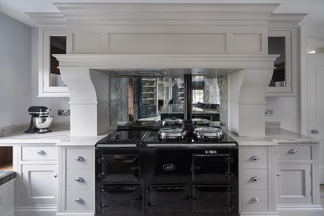 Heywood And Robinson Interiors on Instagram: “A beautiful @aga_cookers takes pride of place in this H&R kitchen. We have found the Aga cooker an increasingly popular choice again in…” Aga In Modern Kitchen, Kitchens With Aga Cookers, Range Cooker Lacanche, Aga Elise 48 Induction, Aga City 60 Range Cooker, Aga Kitchen, Aga Cooker, Modern Kitchens, Double Wall Oven