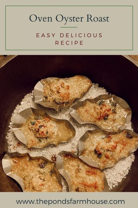 Here is an easy Oven Oyster Roast recipe that can be baked in the oven for year round entertaining. Easy and Delicious to make. Oysters In The Oven, Oyster Roast Party, Home Made Sushi, Healthy Veggie Dip, Oven Roasted Corn, Oven Roasted Carrots, Oven Roasted Asparagus, Oyster Roast, Asparagus Bacon