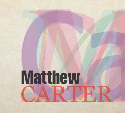 Matthew Carter Exhibition by Sarah Cillo, via Behance #matthew #carter #typography Matthew Carter, Invitation Poster, Catalog Printing, Digital Revolution, The North Face Logo, Retail Logos, The North Face, Ipad, Typography