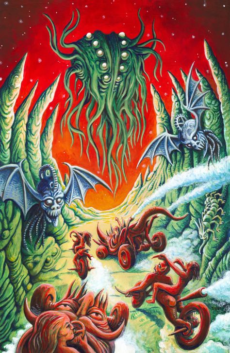 Osr Rpg, Stefan Poag, Lovecraft Cthulhu, Apocalypse World, Illustration Board, Hp Lovecraft, Cthulhu Mythos, Conan The Barbarian, Pulp Art