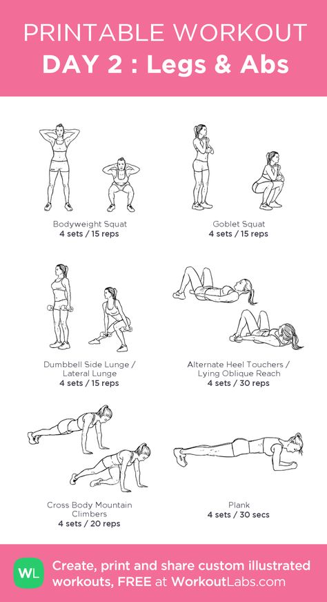 Abs Day Workout Gym Women, Abs And Legs Workout Gym, Abs And Legs Workout, Legs And Abs Workout, Body Pump Workout, Leg And Ab Workout, Leg Workouts Gym, Workout Labs, Printable Workout