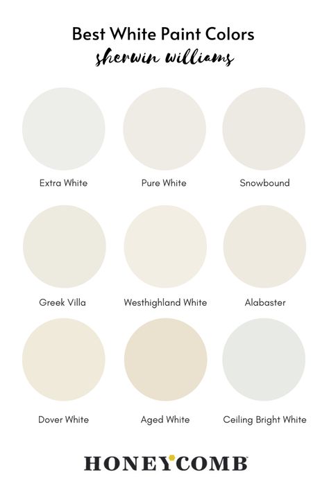 Ivory Paint Color, Boho Paint Colors, Best White Paint Colors, Cream Kitchen Cabinets, Cream Paint Colors, Sherwin Williams Extra White, White Exterior Paint, Sherwin Williams White, Off White Kitchens