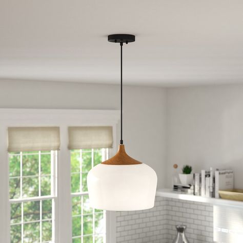 Langley Street Tasha 1-Light Single Dome Pendant & Reviews | Wayfair.ca Small Pendant Lights, Tommy Lee, Modern Pendant, Shabby Chic Furniture, Chic Furniture, Modern Home Decor, Room Lights, Rustic Design, Lantern Lights