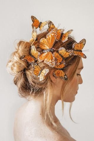 Halloween Costumes Aesthetic, Ethereal Fairy, Aesthetic Fairy, Mermaid Crown, Fairy Hair, Comb Set, Fairy Aesthetic, Butterfly Hair Clip, Butterfly Fairy