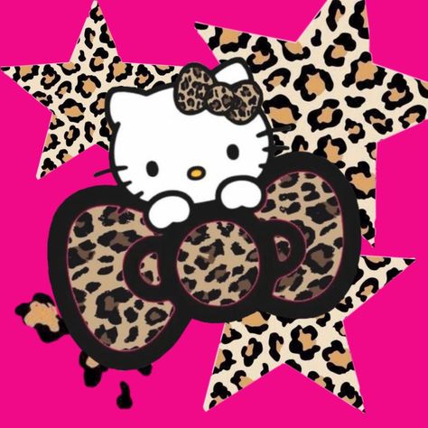 Leopard Print Wallpaper Ipad, Cheetah Print Hello Kitty Wallpaper, Hello Kitty Cheetah Print Wallpaper, Hello Kitty Leopard Print, Screen Savers Ipad, Cute Hello Kitty Icons, Hello Kitty Medium Widget, Sanrio Wallpaper Aesthetic, Mcbling Icons