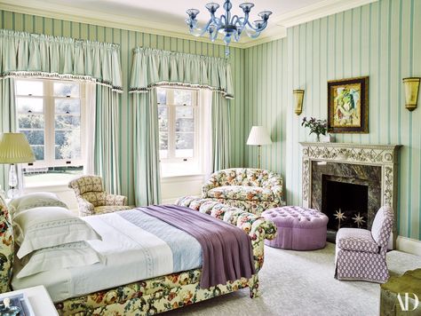 James Farmer, Upper East Side Apartment, Architectural Wall, Lee Jofa Fabric, Floral Chintz, Glam Pad, Bunny Williams, Manhattan Apartment, Hamptons House