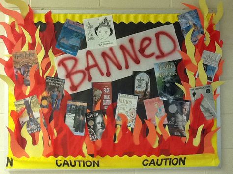 Banned Book Display, Banned Books Week Display, Photography Moodboard, Read Banned Books, Concept Photography, 9th Grade, Library Displays, Banned Books, Book Week