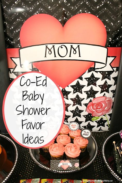 Co-Ed Baby Shower Favor Ideas - party favors that both men and women will enjoy! Coed Baby Shower Favors, Baby Shower Charades, Shower Checklist, Baby Shower Checklist, Party Planning Checklist, Shower Tips, Baby Shower Dessert Table, Shower Party Favors, Coed Baby Shower