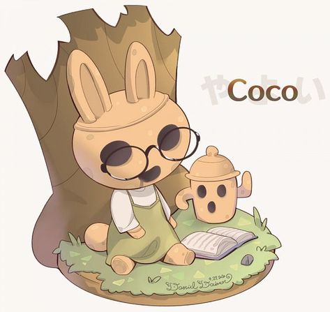 View full-size (1000x945 142 kB.) Coco Animal Crossing, Ac Fan, Animal Crossing Fan Art, Animal Crossing Memes, Animal Crossing Characters, Animal Crossing Game, All About Animals, Image Boards, Anime Images