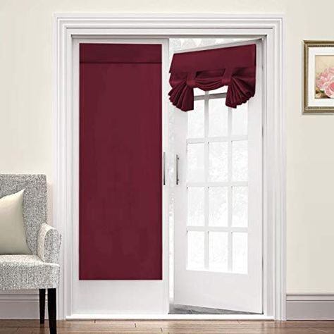 door valance, https://countrycurtains.net/door-valance/ , , Check more at https://countrycurtains.net/door-valance/ Curtains For Front Door, Curtains For Door, Sidelight Curtains, Front Door Curtains, Blinds For French Doors, Door Window Covering, Blackout Window Treatments, Patio Door Curtains, Curtains Blackout