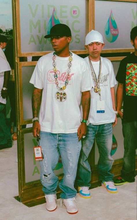 N.E.R.D. Pharrell Williams 2000s, Early 2000s Mens Fashion, Early 2000s Fashion Men, Nerd Pharrell, 2000s Mens Fashion, 2000s Boys Fashion, 2000s Fashion Men, Streetwear Boy, 2000s Men