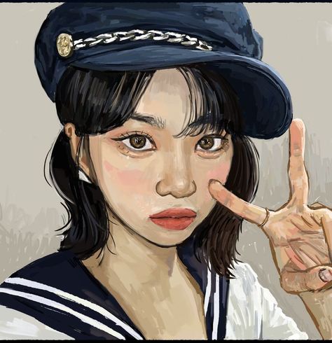 Le Sserafim Chaewon, Kpop Drawings, Digital Art Print, Digital Art Prints, Drawing Reference, Online Printing, From Home, Cute Art, Hand Drawn