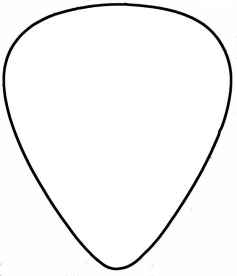 Free Big Guitar Outline Drawing, Download Free Clip Art, Free Clip Art on Clipart Library Guitar Outline Drawing, Guitar Pick Design, Guitar Picks Crafts, Guitar Outline, Tattoos For Dad Memorial, Guitar Clipart, Inspo Tattoo, Guitar Designs, Necklace Drawing