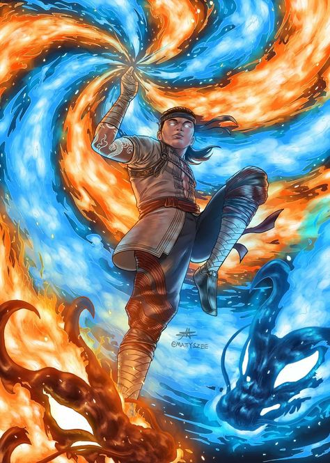 Fire God, Zombie Apocalypse Outfit, Famous Warriors, Liu Kang, Dragon Ball Super Artwork, Comic Style Art, Arte Sketchbook, Art Contest, Video Game Characters