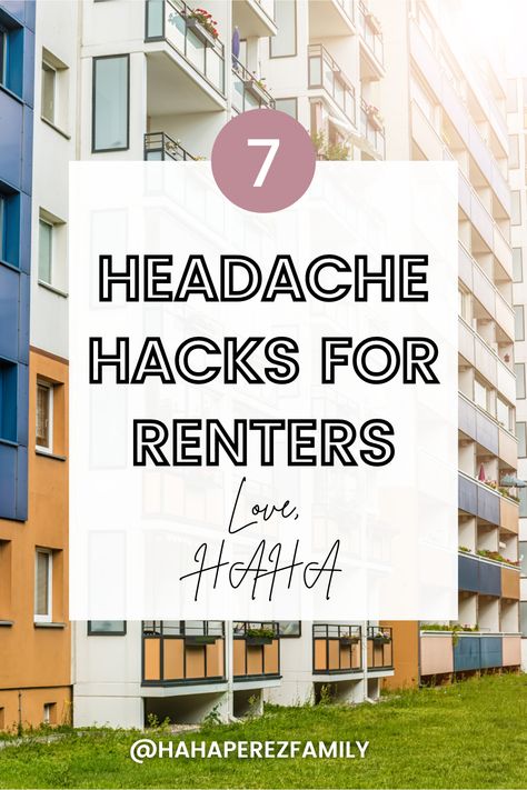 Renter? See the 7 Headache Hacks that turned our 2 bedroom apartment into our home! Rented Bedroom Ideas, Bedroom Ideas For Renters, Headache Hacks, Apartment Friendly Upgrades, Apartment Hacks Rental, Hacks For Renters, Rental Hacks, Renter Hacks, Apartment Hacks