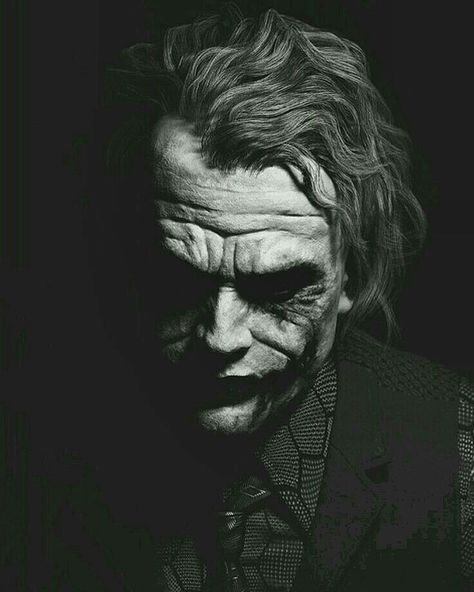 Joker Batman, The Dark Knight, The Joker, Dark Knight, Batman, Black And White, White, Black