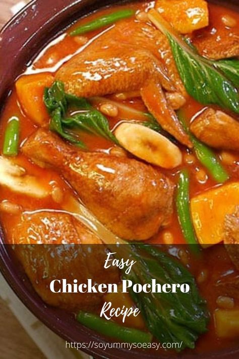 Chicken Pochero Recipe, Chicken Pochero, Pochero Recipe, Pochero Pochero Recipe Pork, Chicken Pochero Filipino Recipe, Pochero Recipe Chicken, Chicken Recipes Filipino Style, Pochero Filipino Recipe, Chicken Menudo Recipe, Pork Pochero Recipe, Chicken Pochero Recipe, Filipino Chicken Recipes