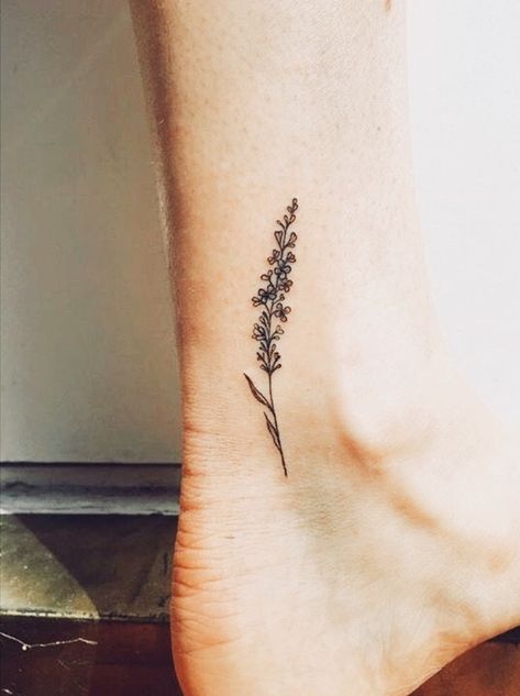 Lavender Tattoo On Ankle, Lilac Tattoo Ankle, Texas Tattoos Women Flower, Lilac Branch Tattoo, Lilac Tattoo Design Black And White, Washington Lilac Tattoo, Small Lilac Tattoo Black And White, Simple Lilac Tattoo Black And White, Simple Lilac Tattoo