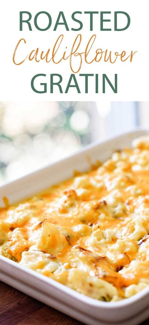 Cheese Sauce For Cauliflower, Savory Sides, Cauliflower Gratin, Night Recipes, Cauliflower Casserole, Creamy Cauliflower, Side Dishes For Bbq, Baked Cauliflower, Holiday Meals