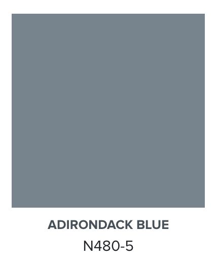 A stable and reassuring slate blue, Adirondack Blue echoes the calm respite of natural settings and refined sophistication. Shed Gym Ideas, Adirondack Blue, Gym Ideas, The Calm, Slate Blue, Shed, Gym, Blue, Color