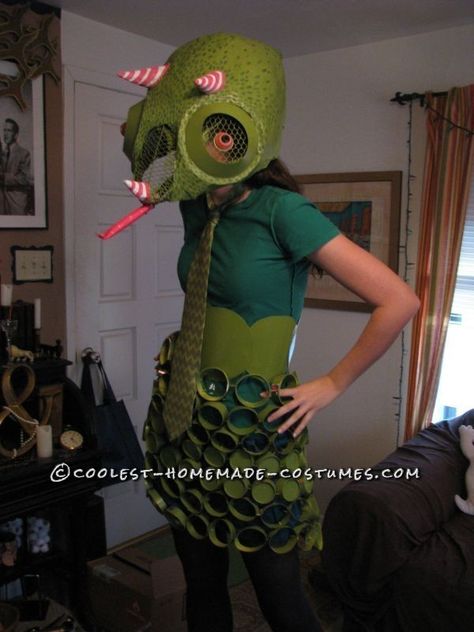 Costume For Work, Chameleon Costume, Easy Homemade Halloween Costumes, Cute Halloween Images, Costumes For Work, Diy Pumpkins Crafts, Halloween Costumes For Work, 20 Outfits, Halloween Costume Ideas For Women