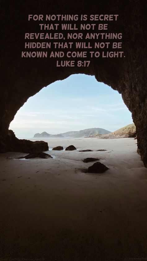 Luke 8:17, Luke 8 17, Prayers For America, Luke 8, Inspire Bible, Mobile Backgrounds, Gospel Of Luke, Christian Backgrounds, Powerful Scriptures