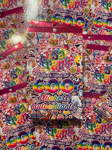 Super colourful and super fun! There is over 600 vibrant Lisa Frank stickers on 5 sheets in this cute sticker book. Perfect to add to any sticker or Lisa Frank fan collection. May contain some mis-cut stickers. Packaged with love 💕 Lisa Frank Aesthetic, Lisa Frank Birthday Party, Vintage 90s Aesthetic, Lisa Frank Stickers, Y2k Kawaii, Kawaii Y2k, Mickey Christmas, Sticker Packs, Lisa Frank