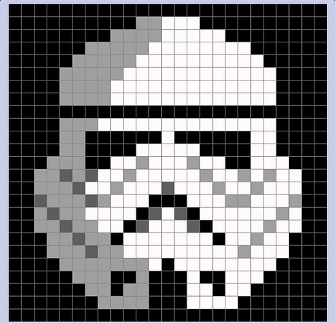 Ravelry: Tina2013's Star Wars Stormtrooper Pixel Blanket Pixel Blanket, Star Wars Blanket, Diy Star Wars, Star Wars Quilt, Pixel Quilting, Crochet Blanket Diy, Star Wars Crochet, Diy Star, Star Wars Diy