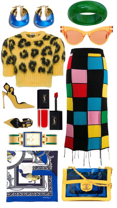 Statement Pieces Outfit, Colorful High Fashion Outfits, Creative Style Personality Outfits, Ankle Boots With Skirts, Ankle Boots Skirt, Boots With A Dress, Wearing Ankle Boots, Eclectic Outfits, Dopamine Dressing