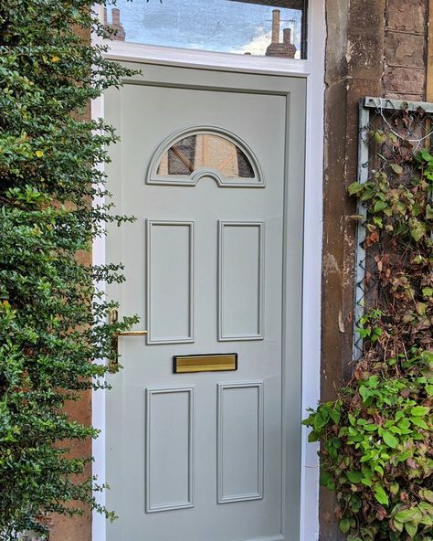 Upvc Front Door Makeover, Upvc Door Makeover, Painted Upvc Front Door, Painted Upvc Door, Upvc Front Door, Kerb Appeal, Swedish Cottage, Front Door Makeover, Pvc Door