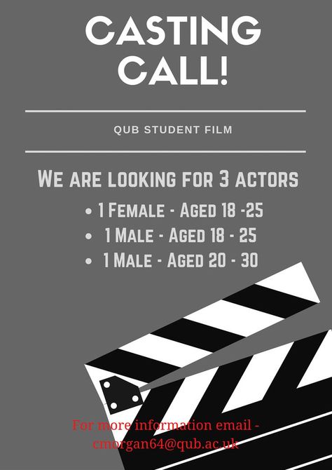 Movie Casting Call Poster Design, Casting Call Poster Design, Casting Call Poster, Casting Calls, Casting Call, Film Movie, Short Film, Poster Design, Playing Cards