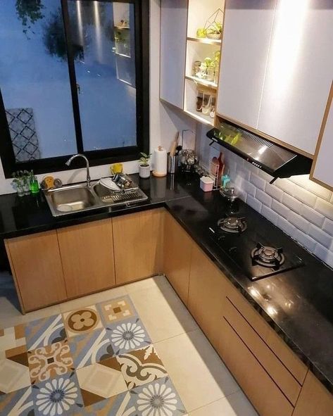 Simple Small Kitchen Ideas Indian, Small Home Interior Design Indian, Kitchen Ceiling Designs, Hiasan Dalaman Dapur, Modern Kitchen Ceiling, Furniture Design Wood, Dapur Moden, Small Kitchen Decoration, Kitchen Ceiling Design