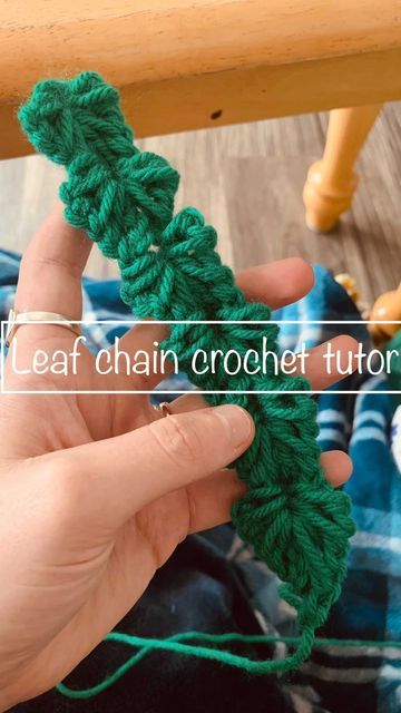 Leaf Chain Crochet, Straps For Bags, Chain Tutorial, Chain Crochet, Trending Diy, Crochet Chain, Crochet Leaves, Crochet Inspo, Pretty Stuff