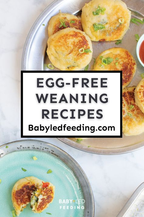 Egg-Free Weaning Recipes For Baby Led Weaning. Egg Free Blw, Recipes For Baby Led Weaning, Egg Allergy Recipes, Foods For Baby Led Weaning, Egg Free Muffins, Finger Foods For Baby, Led Weaning Recipes, Recipes For Baby, Foods For Baby