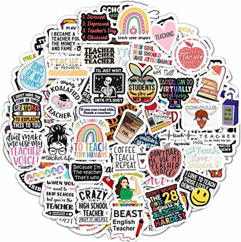 111Pcs Funny Teacher Stickers for Water Bottles, Laptop and Planner, Funny Teacher Gifts, Funny Teacher Gifts Appreciation, Meme Stickers for Teachers, Gift for Teacher Marketing Events Ideas, Teacher Gifts Appreciation, Veterinary Technician Gifts, Stickers For Teachers, Dental Assistant Gifts, Vet Tech Gifts, Funny Teacher Gifts, Teaching Teachers, Assistant Gifts