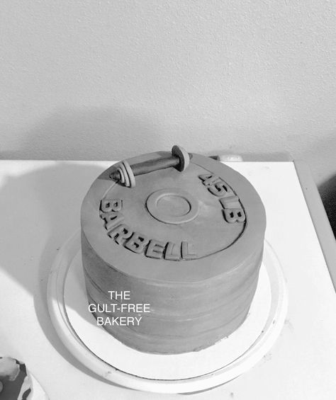 Barbell Weight Cake Barbell Cake, Garden Rock Border, Cake Stuff, Edging Ideas, Cake Baking, Guilt Free, How To Make Cake, Birthday Cakes, Cake Ideas