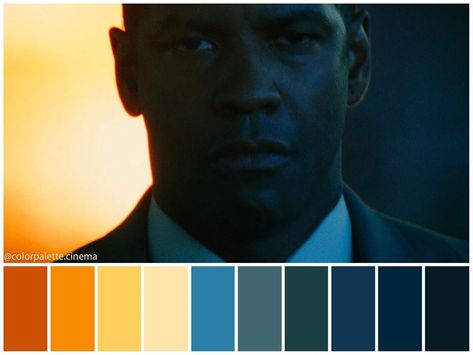 Color Palette Cinema on Instagram: “: “Man on Fire” (2004). •Directed by Tony Scott •Cinematography: Paul Cameron •Production Design: Benjamin Fernández, Chris Seagers •Set…” Cinematic Color Palette, Blue And Yellow Color Palette, Color Palette Art, Frame Composition, Movie Color Palette, Film Festival Poster, Yellow Color Palette, Tony Scott, Man On Fire