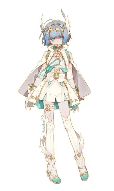 Magical Girl Outfit, Magical Girl Aesthetic, White Clothes, Ange Demon, Drawing Anime Clothes, Girls Characters, 영감을 주는 캐릭터, Character Design References, Fantasy Clothing