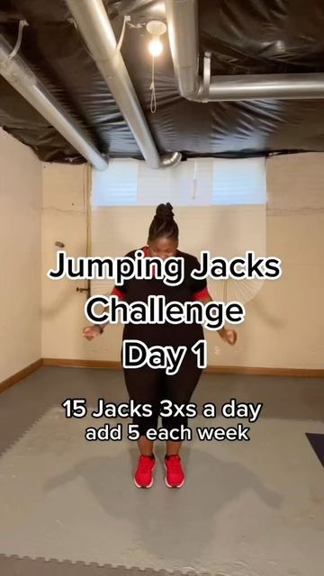 T-Will on Instagram: "DID YOU DO YOUR JACKS YET?COMMENT & LET ME KNOW💯💪 September Jumping Jacks Challenge #thickchickfitness #athomeworkout #jumpingjackschallenge #modifiedjumpingjacks #modifiedjacks #totalbodyworkout #fyp #allmovementisgoodmovement #allmovementmatters" Jumping Jacks Challenge, Jumping Jack Challenge, Jumping Jack, Jumping Jacks, Total Body Workout, Let Me Know, At Home Workouts, Let Me, Let It Be