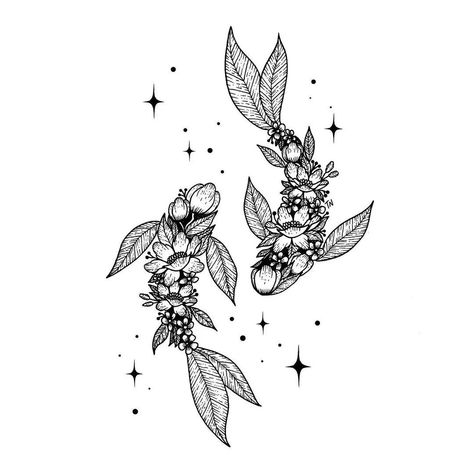 Pisces Stomach Tattoo, Pisces Tattoo Goddess, Feminine Pisces Tattoo, Pisces Rising Tattoo, Y’all Tattoo, Floral Pisces Tattoo, Pisces Virgo Tattoo, Virgo Pisces Tattoo, Pisces Tattoo Women