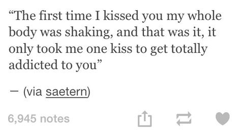 I want my first kiss to feel like this ❤️ Addicted To You, First Kiss, Kiss You, You And I, Feel Like, I Want, Kiss, Feelings